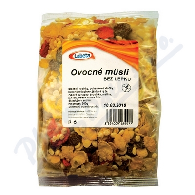 Labeta Müsli ovocné bez lepku 260 g