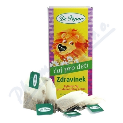 Dr.Popov Čaj Dětský Zdravínek—20x1,5 g