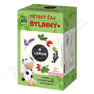 Leros Dětský čaj bylinný+ BIO—20x2 g