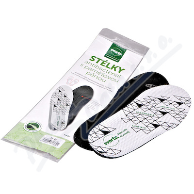 Svorto 057 Stélky antibacterial s paměťovou pěnou—vel. 39-40, 1 pár