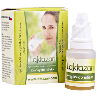 Laktazan s jahodovou příchutí kapky 7 ml