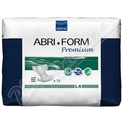 Abri Form Premium L4 Kalhotky—Absorpční, prodyšné, boky 100-150cm, 4000ml, 12 ks