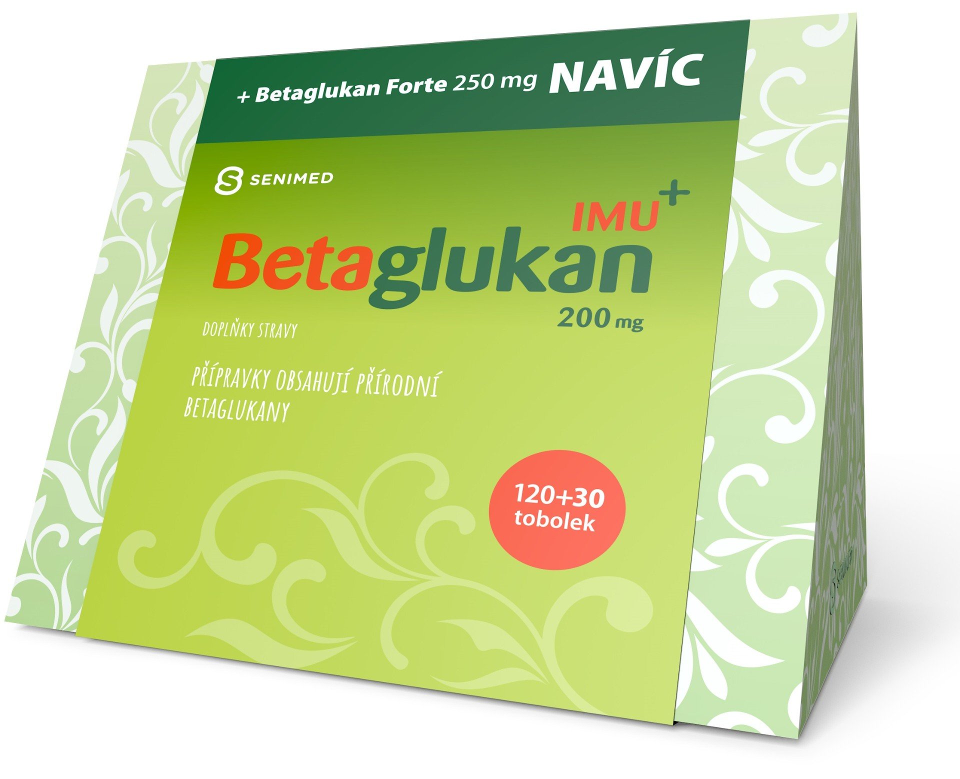 Betaglukan IMU+ a Betaglukan FORTE+ 120 tobolek + 30 tobolek