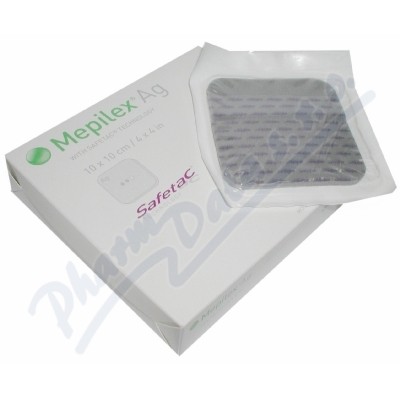 Mepilex Krytí antimikrobiální—10x10cm se silikonovu vrstvou