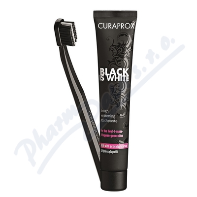 Curaprox Black is White set —ZP 90 ml + ZK CS 5460
