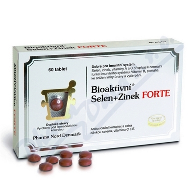 Bioaktivní Selen+zinek FORTE 60 tablet