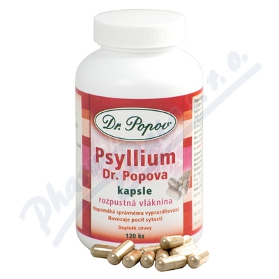 Dr. Popov Psyllium Psyllicol—120 kasplí