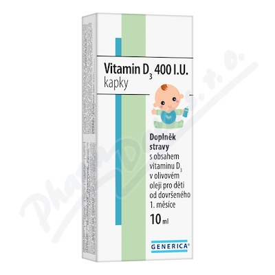 Generica Vitamin D3 400 I.U. 10ml