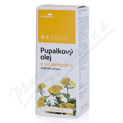 Pupalkový olej s vitamínem E—50 ml