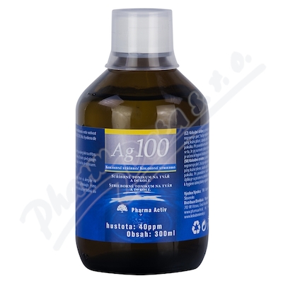 Koloidní stříbro Ag100 40ppm—300 ml