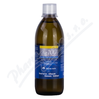 Koloidní stříbro Ag100 40ppm—500 ml