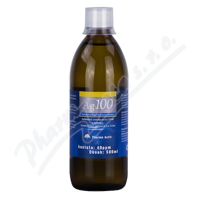 Koloidní stříbro Ag100 40ppm—500 ml