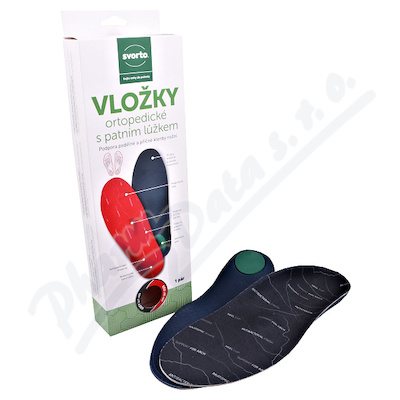 Svorto 005 Vložky ortopedické s patním lůžkem—vel. 39-40, 1 pár