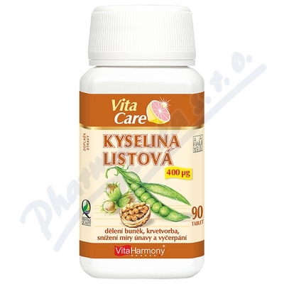 VitaHarmony Kyselina listová—90x400mg