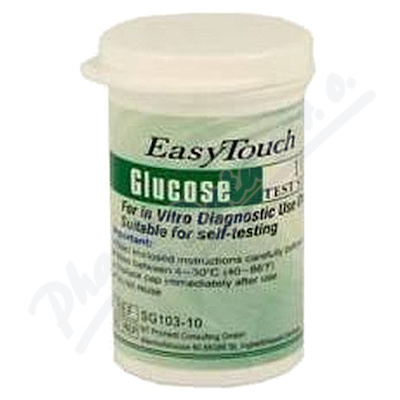 Proužky EASY TOUCH - glukóza—50 ks