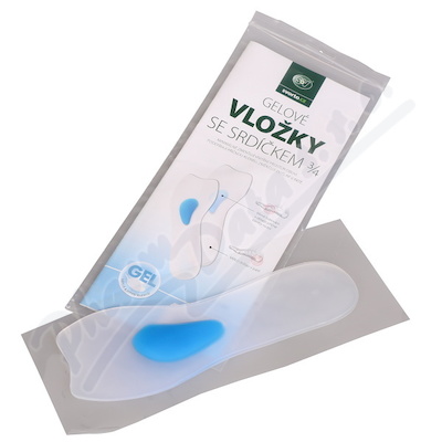 Svorto 113 Gelové vložky se srdíčkem 3/4—vel. 41-43 (L), 1 pár