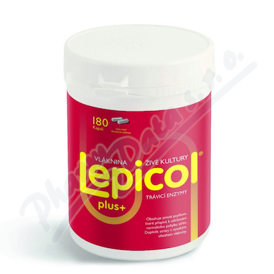 Lepicol Plus Trávicí enzymy—180 kapslí