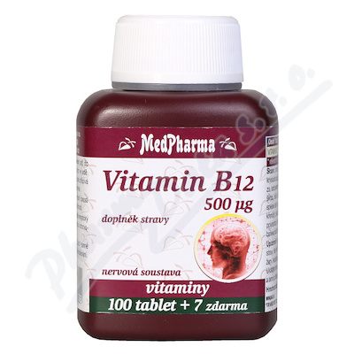MedPharma Vitamin B12 500mg—107 tobolek