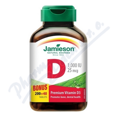 Jamieson Vitamín D3 1000 IU—240 tablet