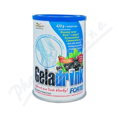 Geladrink Forte černý rybíz—nápoj 420 g