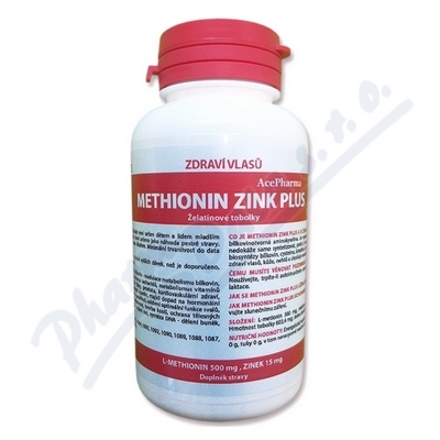 Methionin zink Plus 500/15 —100 kapslí 