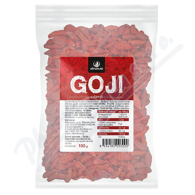 Allnature Goji sušené plody—100 g