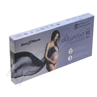 Těhotenský test Pregnant 10—2 ks