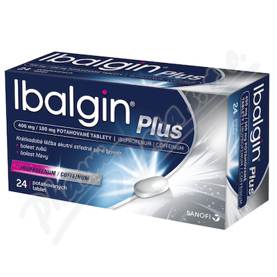 Ibalgin Plus 400 mg/100 mg —24 tablet