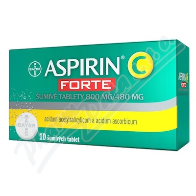 Aspirin C Forte 800mg/480mg—10 šumivých tablet
