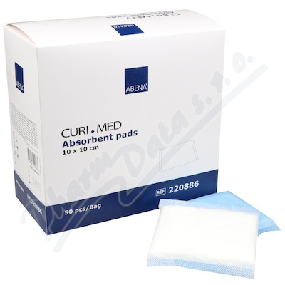 Curi-Med Kompres nesterilní—10x10cm, 50 ks