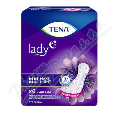 TENA Lady Maxi Night inkontinenční vložky—6 ks