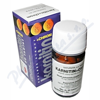 Naturvita Karnitin + Chrom—50 tablet