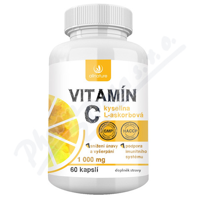 Allnature Vitamín C 1000mg—60 tobolek
