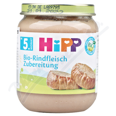 HiPP maso BIO Hovězí maso —125 g