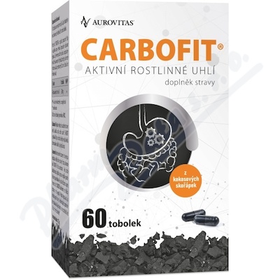 Carbofit rostlinné tobolky—60 ks