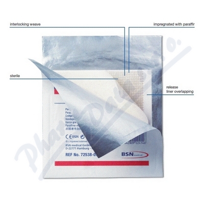 Cuticell Clasic mastný tyl—5x5cm, 50 ks