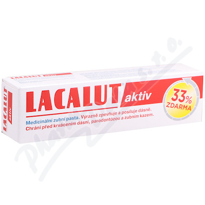 Lacalut Aktiv zubní pasta—100 ml (33% zdarma)