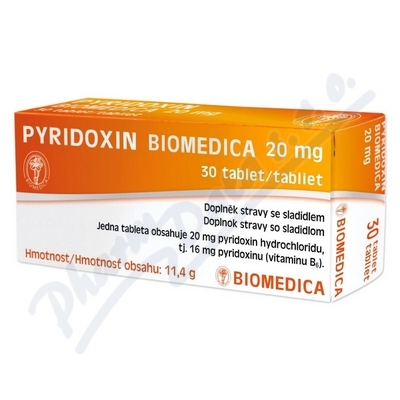 Pyridoxin Biomedica 20mg —30 tablet