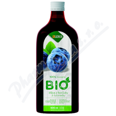 Leros Bio Šťáva z borůvky—500 ml