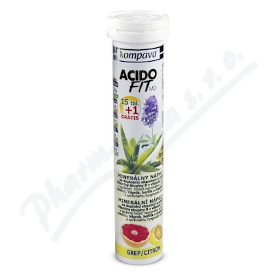 AcidoFit MD grep a citrón—šumivé tablety 15+1