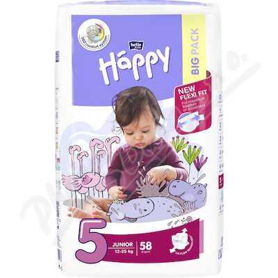 Happy Junior dětské pleny—58 ks