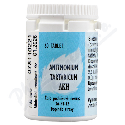 AKH Antimonium Tartaricum—60 tablet