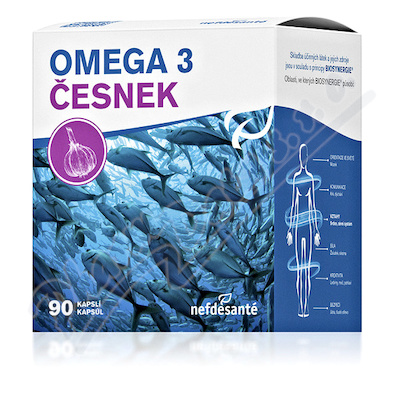 nefdesanté Omega 3 česnek—90 tobolek