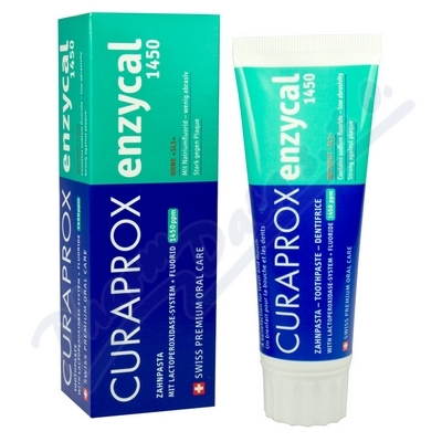 Curaprox enzycal 1450ppm—zubní pasta 75 ml