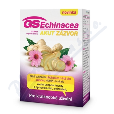 GS Echinacea Akut zázvor—15 tablet