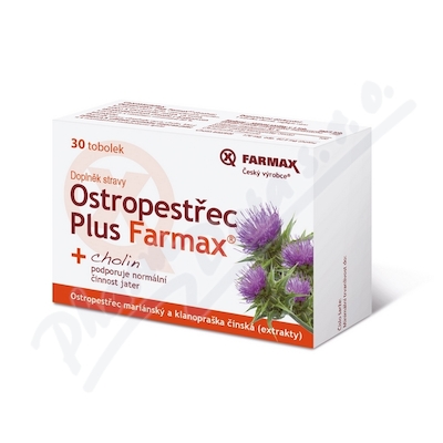 Farmax Ostropestřec Plus—30 tobolek