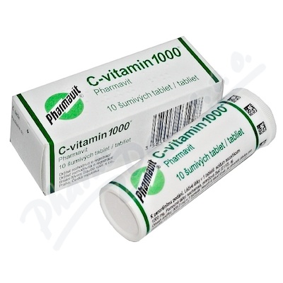 C-Vitamín 1000 Pharmavit—10 šumivých tablet