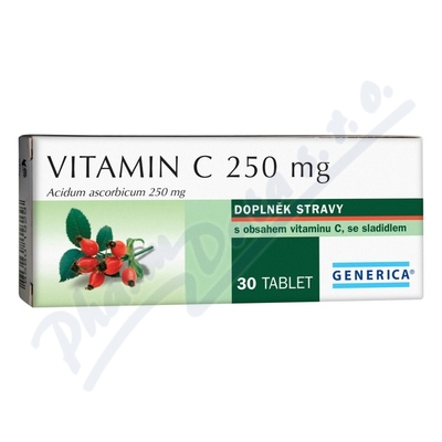 Generica Vitamín C 250mg—30 tablet