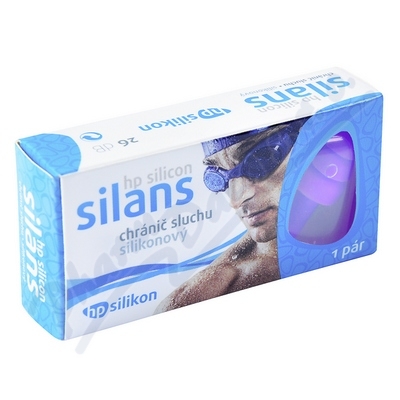 Chránič sluchu Silans Aqua hp silicon vodní sporty—1 pár
