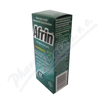 Afrin s mentolem 0,5g/ml—nosní sprej 15 ml